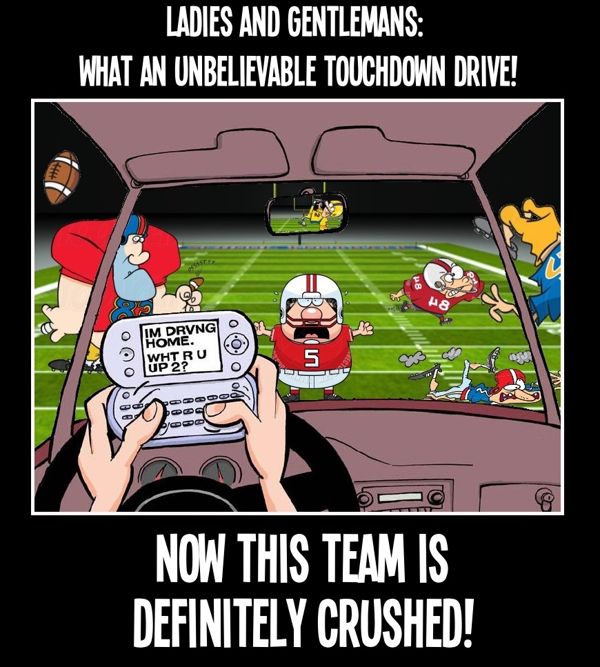 Texting while Driving meme | Steel Towing